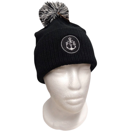 PCS BOBBLE HAT - BLACK